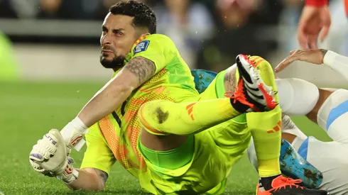 Gabriel Arias atajó ante Argentina y ahora es duda.