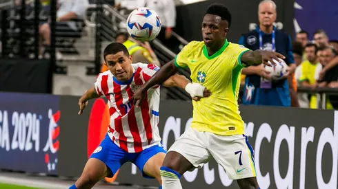 Vini fue genio y figura en su duelo por Copa América en junio.