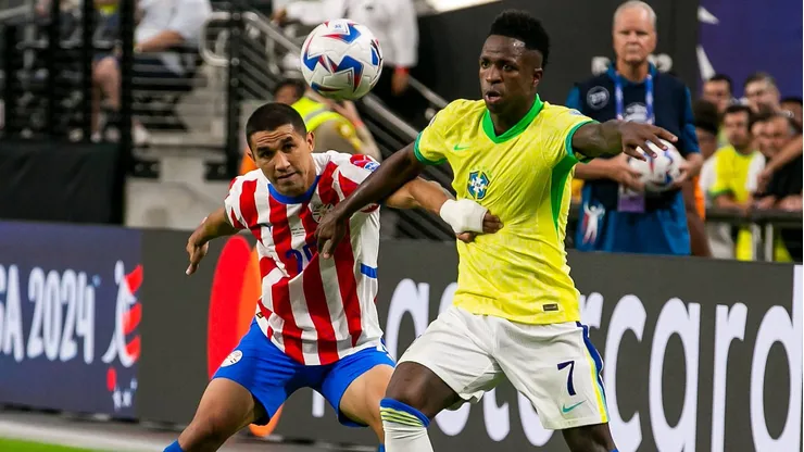 Vini fue genio y figura en su duelo por Copa América en junio.