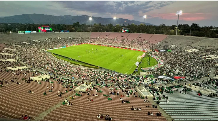 Apenas 25 mil hinchas fueron a ver a México en Los Ángeles.