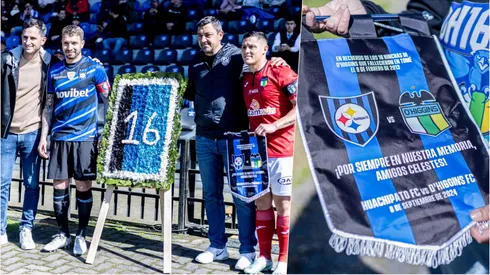 En Talcahuano se vivió un lindo homenaje a los 16 hinchas de O'Higgins