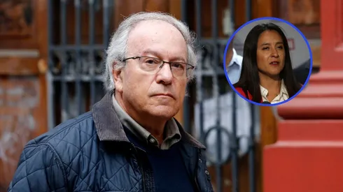 Diputado Tomás Hirsch a la izquierda y la alcaldesa de Las Condes Daniela Peñaloza a la derecha.