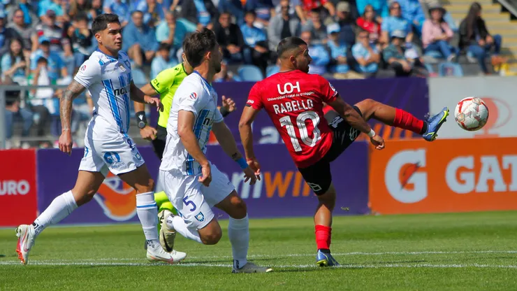 Bryan Rabello en Huachipato vs O'Higgins, en la fecha 8 del Campeonato Nacional 2024.