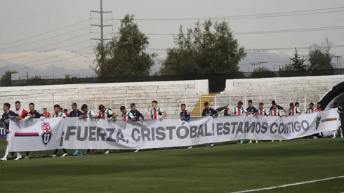 El sentido mensaje de apoyo a Cristóbal Campos desde la U y Palestino.