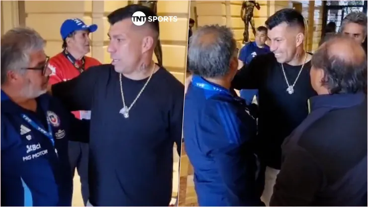 Gary Medel visitó a la Roja