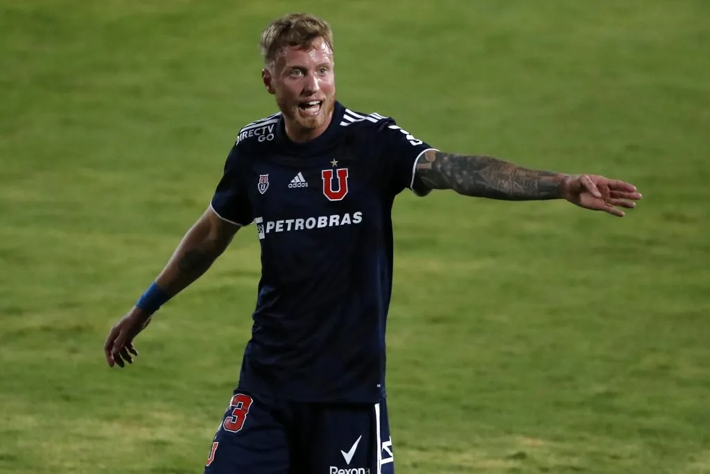 Thomas Rodríguez en su paso por Universidad de Chile. Foto: Andres Pina/Photosport
