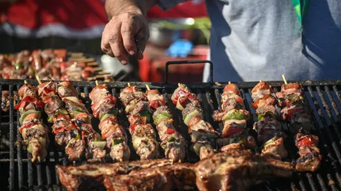 Asados en Fiestas Patrias.