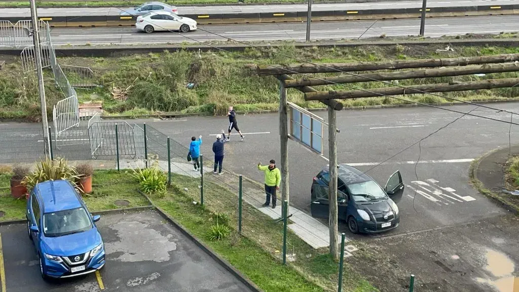 Gustavo Álvarez al trote en Concepción. Foto: Bolavip Chile.