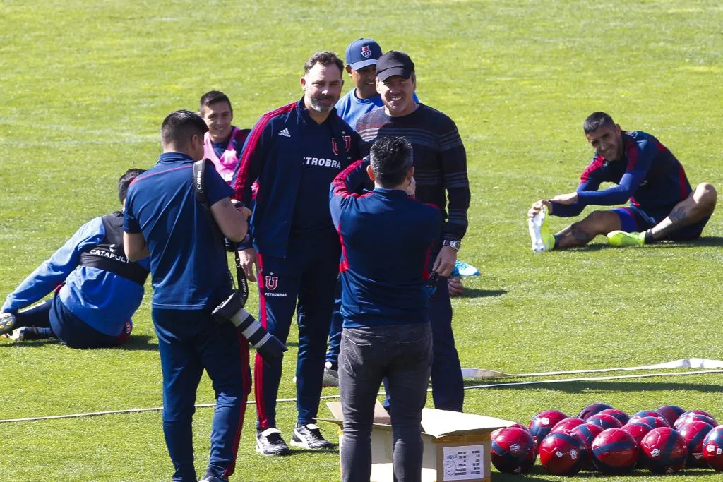 Sergio Vargas en sus tiempos de director deportivo en la U. Foto: Ramon Monroy/Photosport