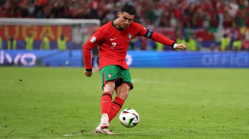 Cristiano Ronaldo en el partido de cuartos de final de Portugal contra Francia, en la Euro 2024.