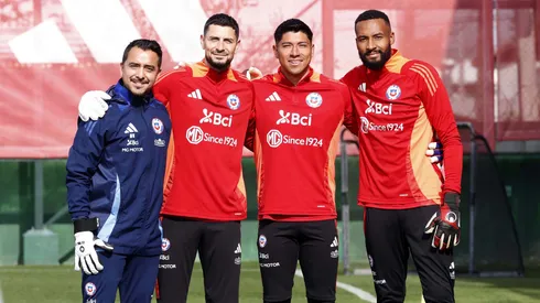 Arias, Cortés y Vigouroux en La Roja.