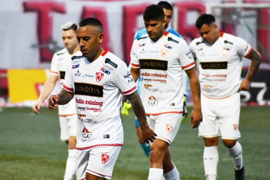Deportes Copiapó está en el último lugar de la tabla de posiciones. Foto: Juan Carlos Moreu/Photosport