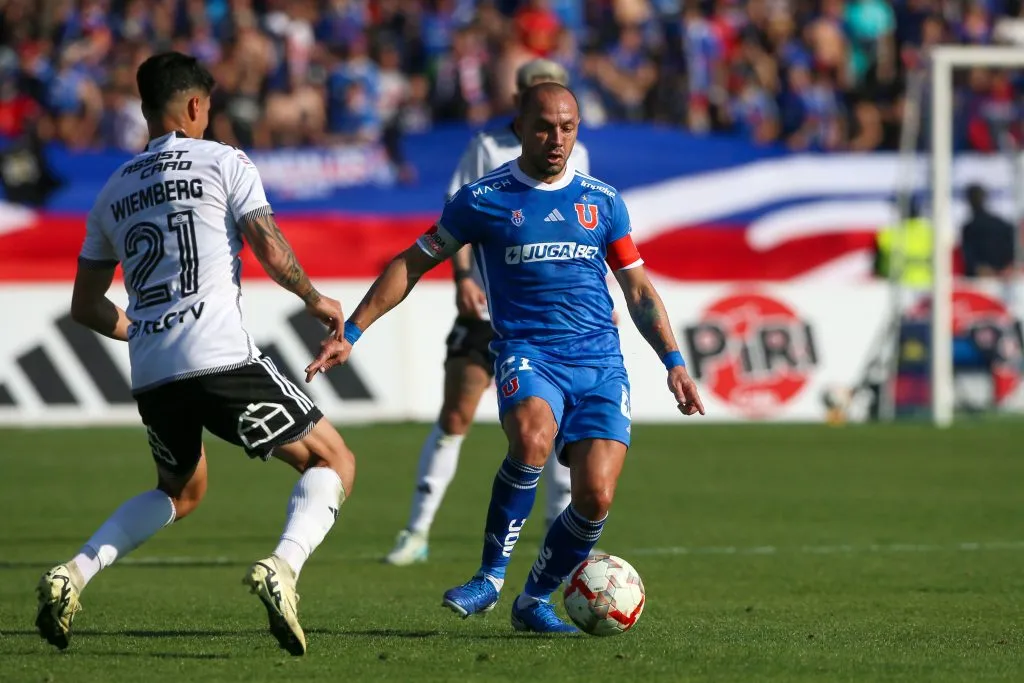 Marcelo Díaz superó los problemas físicos en Universidad de Chile. Foto: Jonnathan Oyarzun/Photosport