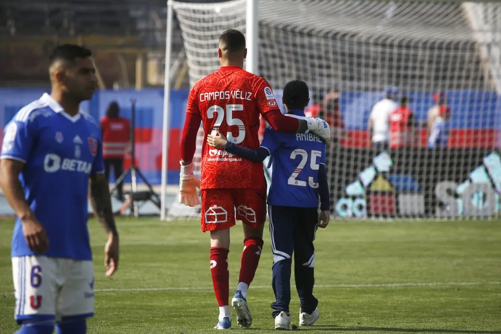 Todos en U de Chile piden por Cristóbal Campos. Foto: Jonnathan Oyarzun/Photosport