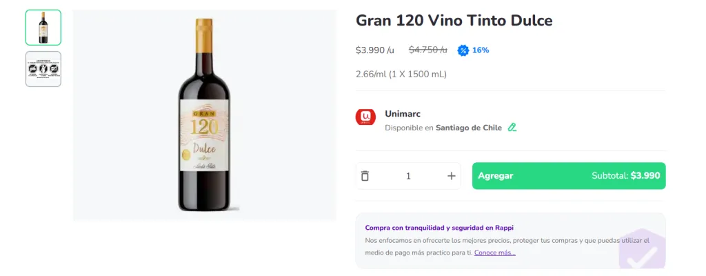 Incluso hasta hoy se ofrece “cóctel de vino” con la denominación de vino. (Foto: Rappi)