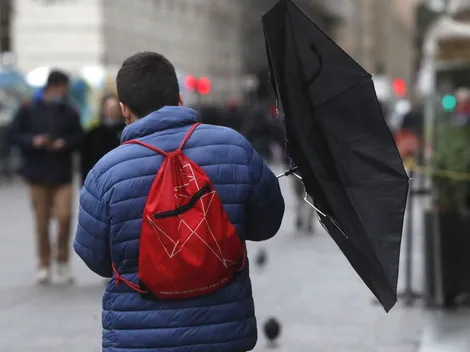 ¿Cuándo habrá fuertes vientos en Santiago?