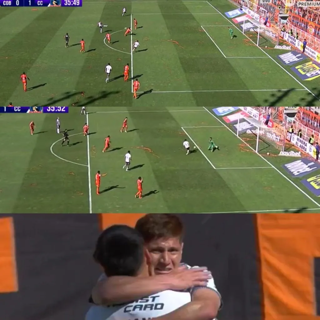 Polémico gol de Gil para Colo Colo ante Cobreloa.