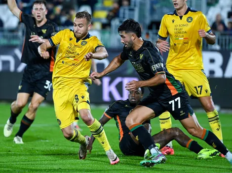 ¿Por no usar a Damián? Udinese sufre feo tropiezo ante el colista