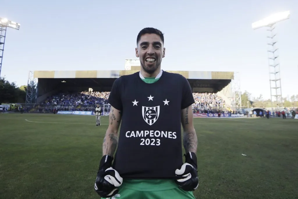 Gabriel Castellón fue campeón con Huachipato en 2023. Foto: Eduardo Fortes/Photosport