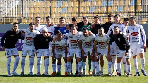 El equipo de Deportes Melipilla que jugó ante Everton en la Copa Chile 2024.