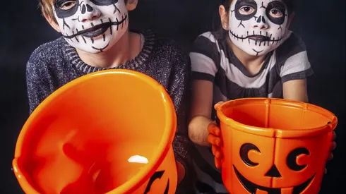 Dulces en Halloween.