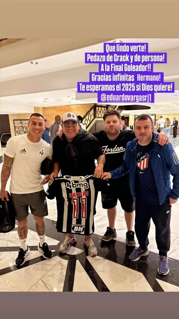 Vargas ilusiona con un retorno a la U