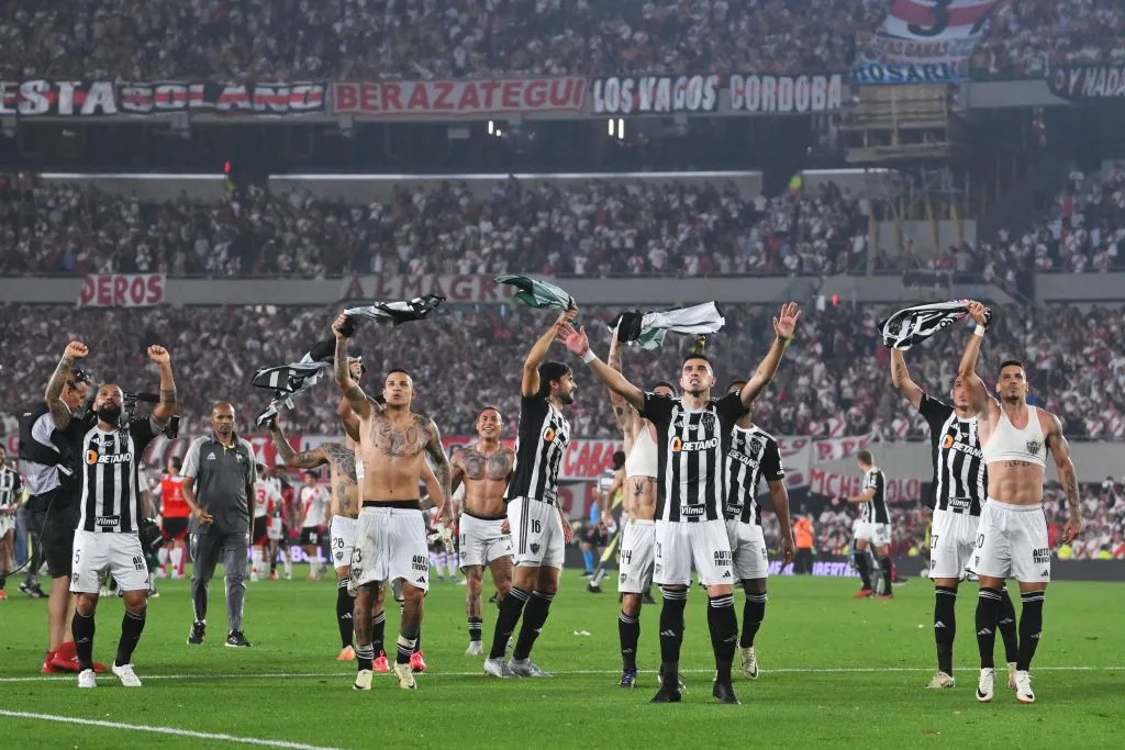 Atlético Mineiro despachó a River Plate de la Copa Libertadores y está en la final. Foto: Getty Images.