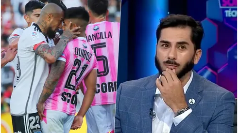 Johnny Herrera se fue en picada contra Vidal.