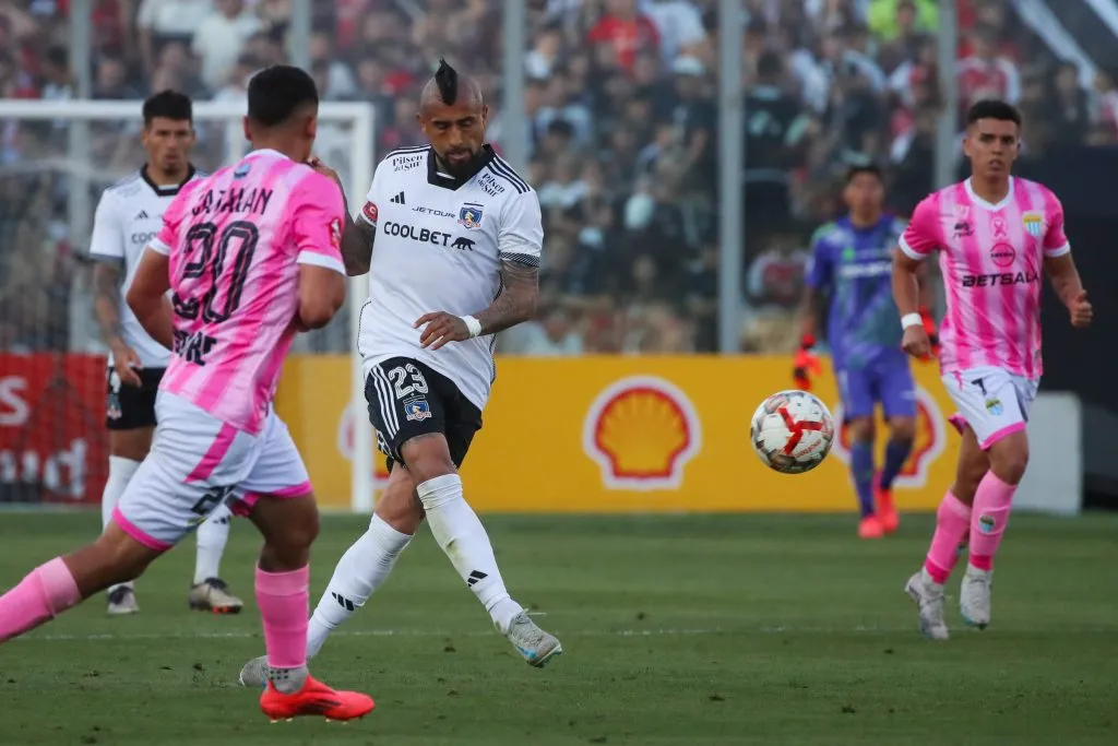 Arturo Vidal fue expulsado ante Magallanes. Foto: Jonnathan Oyarzun/Photosport