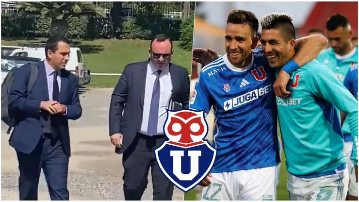 Los abogados con las pruebas de U de Chile
