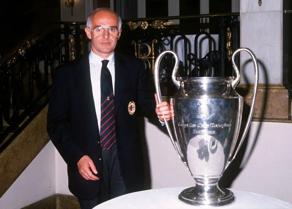 Arrigo Sacchi, un imborrable entrenador del AC Milan y del fútbol italiano. (Imago).