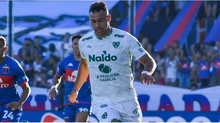 Iván Morales lleva dos goles esta temporada con Sarmiento de Junín.
