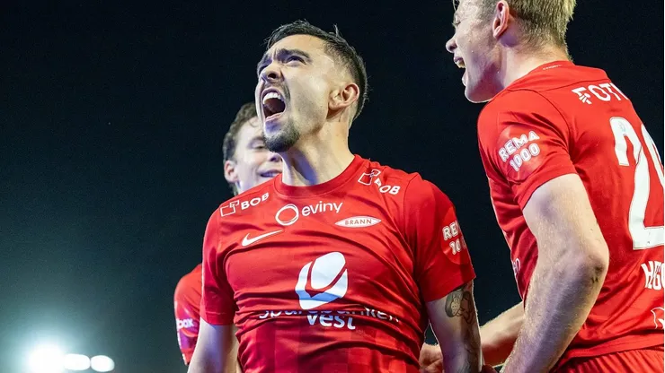 Niklas Castro nuevamente fue genio y figura en Noruega.