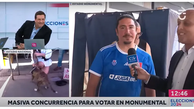 Julio César Rodríguez columpió a hincha de la U.