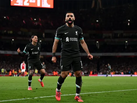 Liverpool le roba la victoria a Arsenal gracias a Salah