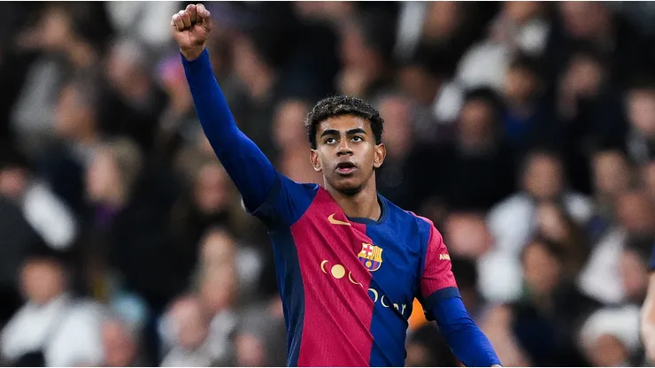 Lamine Yamal anotó en la goleada de Barcelona al Real Madrid.