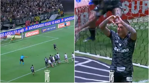 Edu marcó en la derrota del Mineiro.