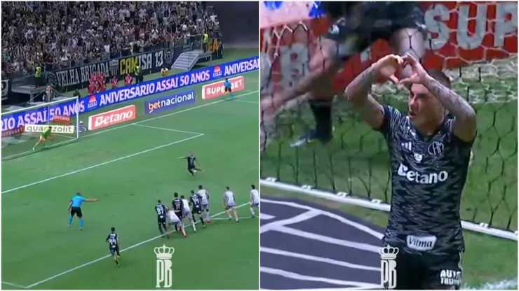 Edu marcó en la derrota del Mineiro.