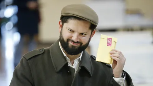 Presidente Gabriel Boric vota en las Elecciones 2024.