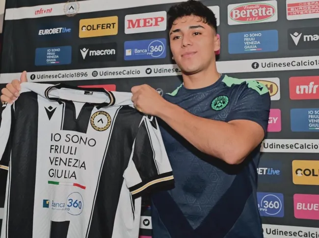 Damián Pizarro sigue esperando su debut | Udinese