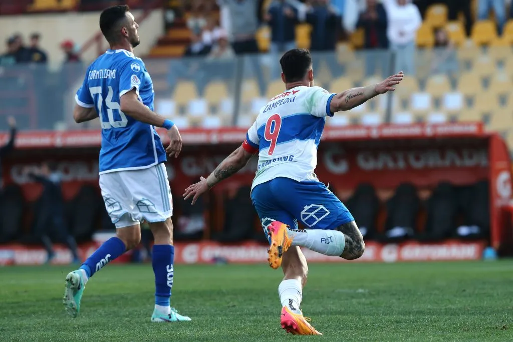 Zampedri habló sobre su gol histórico, concretado frente a U. de Chile | Photosport