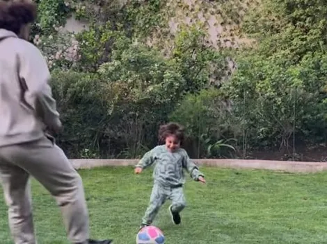 El trancazo de Falcón a su hijo que provocó risas en Colo Colo