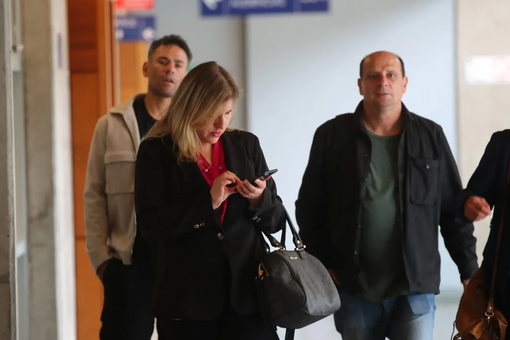 Mauricio Valenzuela en la audiencia de formalización de Jorge Valdivia por un delito sexual. (Foto: Aton).