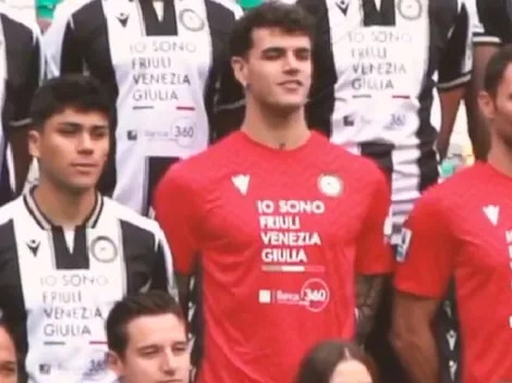 ¿Y Alexis? Damián posa en la foto oficial del plantel de Udinese