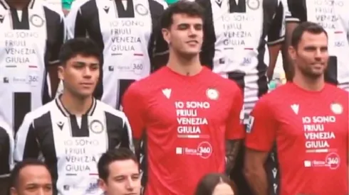 Damián Pizarro apareció en el video de la foto oficial de Udinese, pero no hubo rastro de Alexis Sánchez.