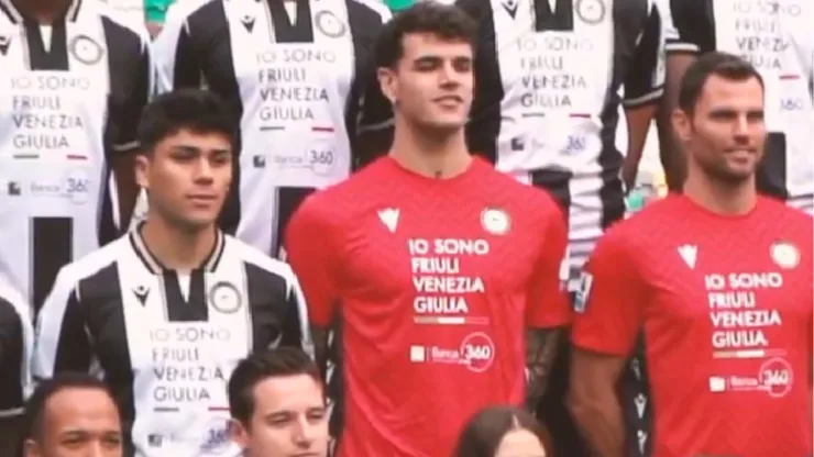 Damián Pizarro apareció en el video de la foto oficial de Udinese, pero no hubo rastro de Alexis Sánchez.
