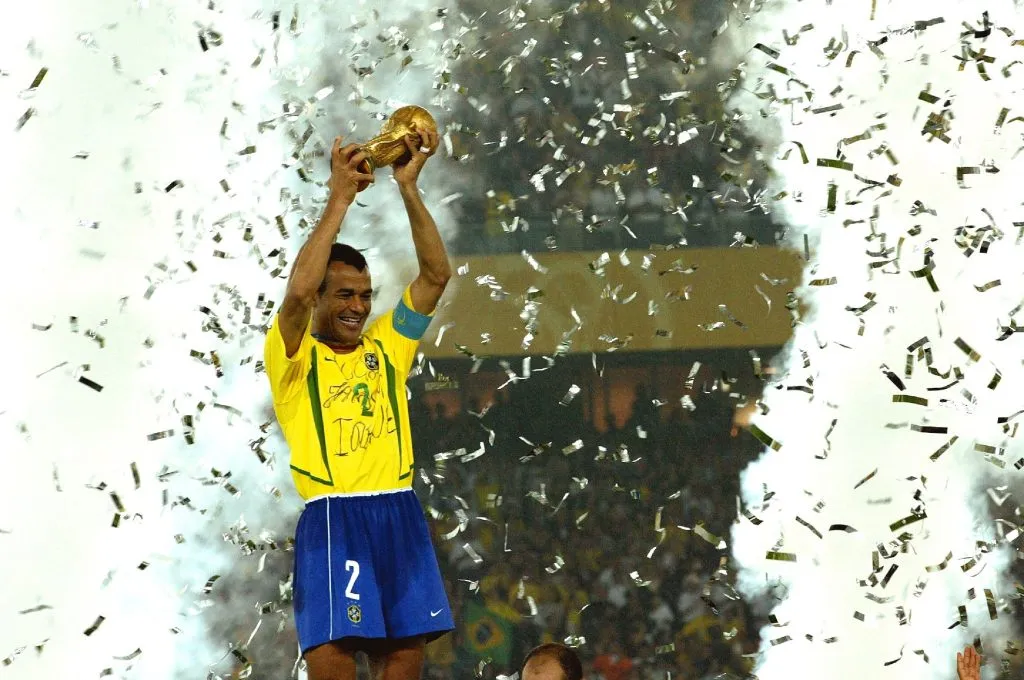 Cafú fue el capitán de Brasil campeón del mundo en 2002. (Tim De Waele/Getty Images).
