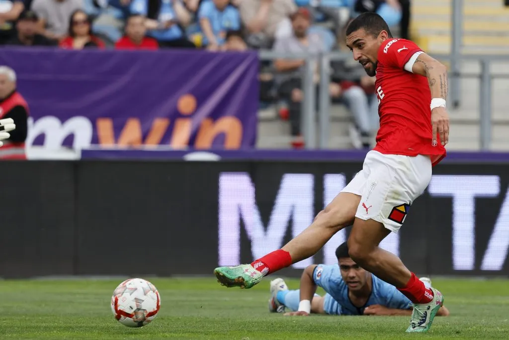 Branco Ampuero le anotó a O’Higgins con esta definición. (Andrés Piña/Photosport).