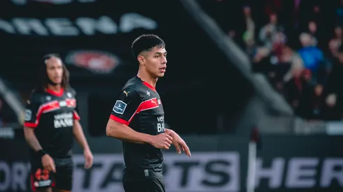 Darío Osorio en el juego entre Midtjylland y Copenhagen, en la Superliga 2024/25.