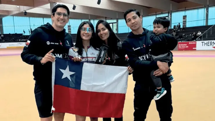 Aylén Fernández se llevó para la casa torneo completo de patinaje en Alemania. ¡Va en la sangre!